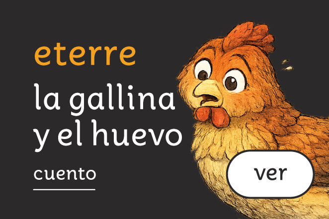 cuento. la gallina y el huevo del ganso